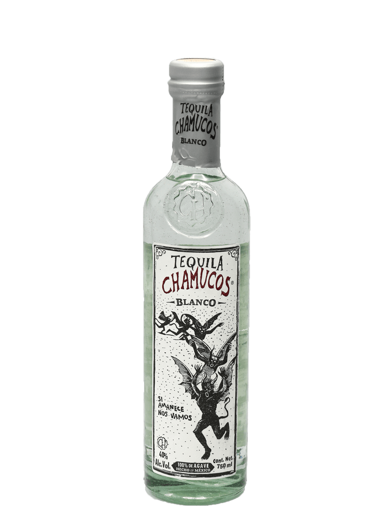 Chamucos Blanco Tequila 750ml-Bottle Barn