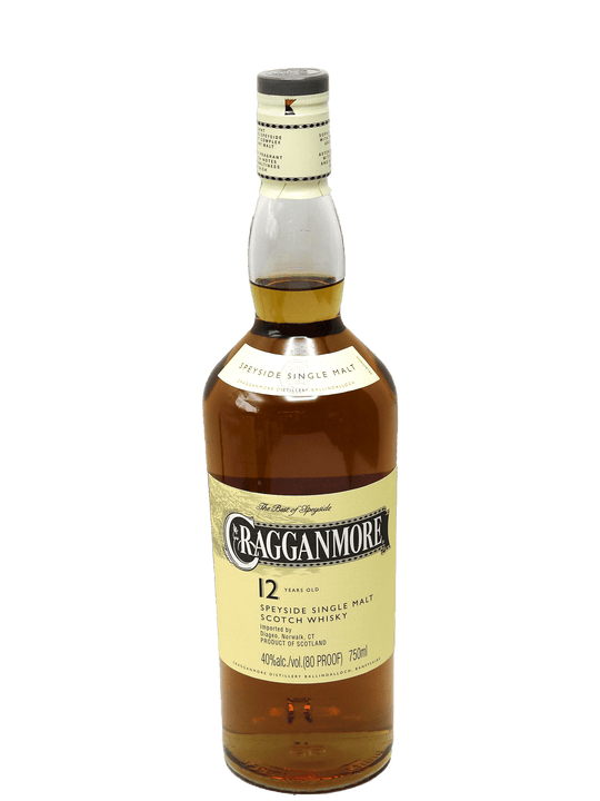 Cragganmore 12 Year Single Malt Scotch 750ml-Bottle Barn