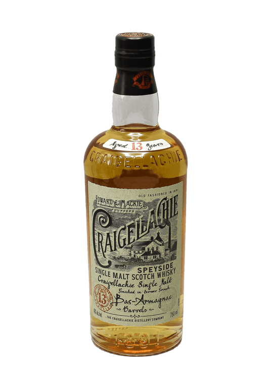 Craigellachie 13 Year Bas Armagnac Cask Finish Single Malt Scotch Whisky 750ml-Bottle Barn