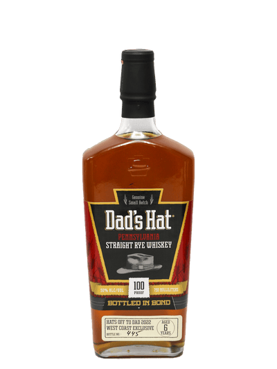 Dad's Hat Bottled in Bond 6 Year Rye Whiskey 750ml