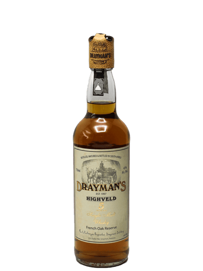 Drayman's Highveld 5 Year Single Malt Whiskey 750ml