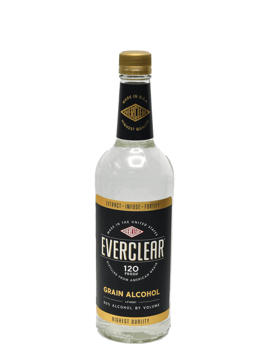 Everclear Grain Alcohol 120 Proof 750ml-Bottle Barn