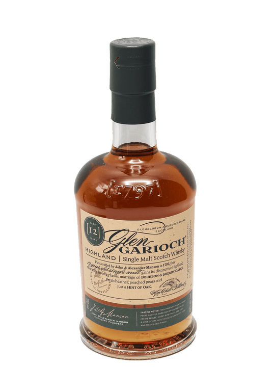 Glen Garioch 12 Year Single Malt Scotch 750ml-Bottle Barn