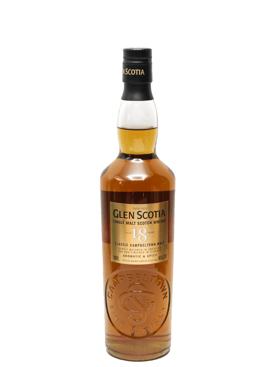 Glen Scotia 18 Year Single Malt Scotch Whisky 750ml-Bottle Barn