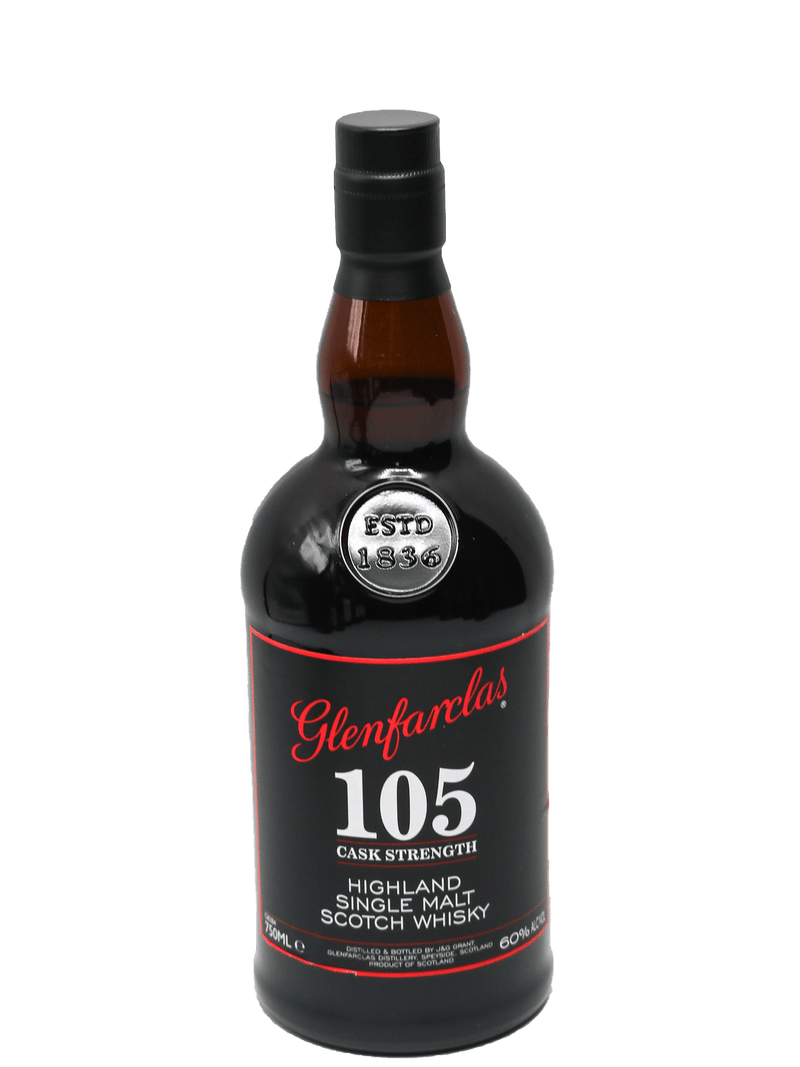 Glenfarclas 105 Cask Strength Single Malt Scotch 750ml-Bottle Barn