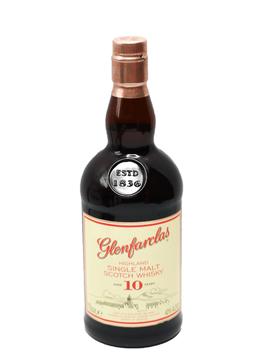 Glenfarclas 10 Year Single Malt Scotch 750ml-Bottle Barn