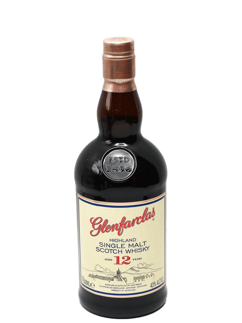 Glenfarclas 12 Year Single Malt Scotch 750ml-Bottle Barn