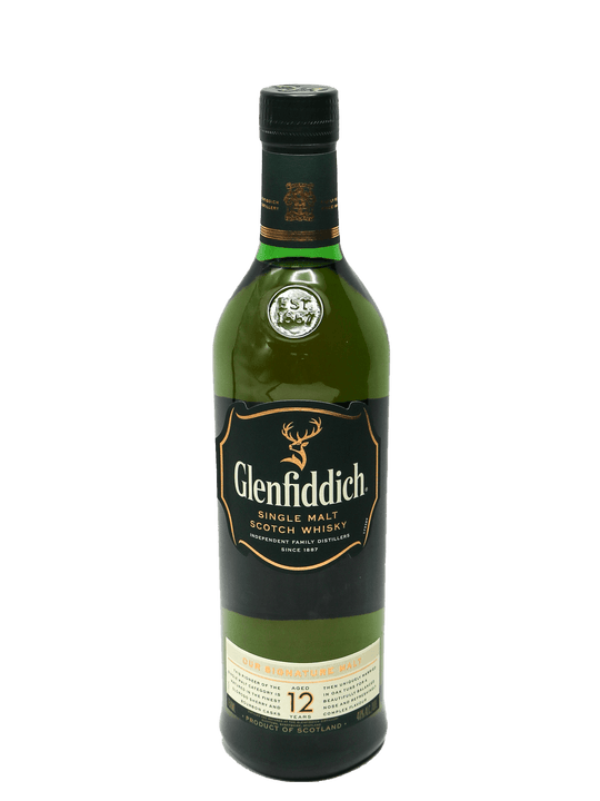 Glenfiddich 12 Year Single Malt Scotch 750ml-Bottle Barn