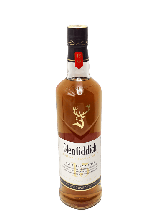 Glenfiddich 15 Year Single Malt Scotch 750ml-Bottle Barn