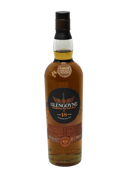 Glengoyne 18 Year Highland Single Scotch Whisky 750ml-Bottle Barn