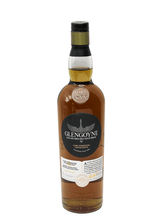 Glengoyne Cask Strength Single Malt Scotch 750ml-Bottle Barn