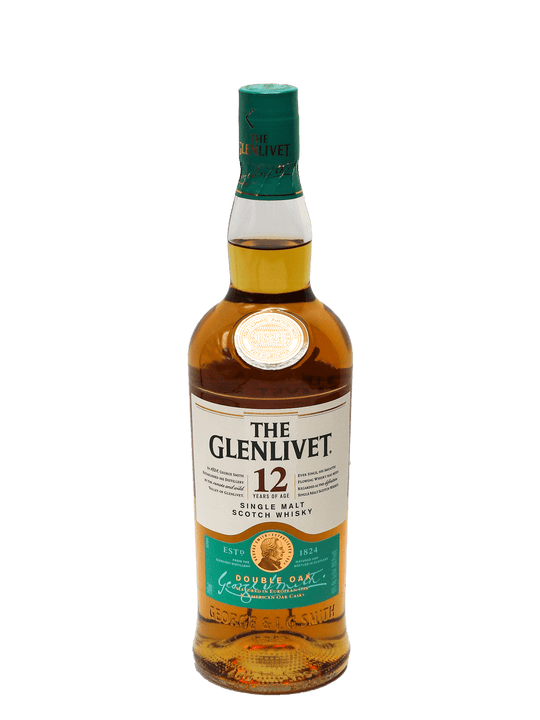 Glenlivet 12 Year Single Malt Scotch 750ml-Bottle Barn