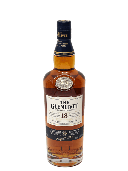 Glenlivet 18 Year Single Malt 750ml-Bottle Barn