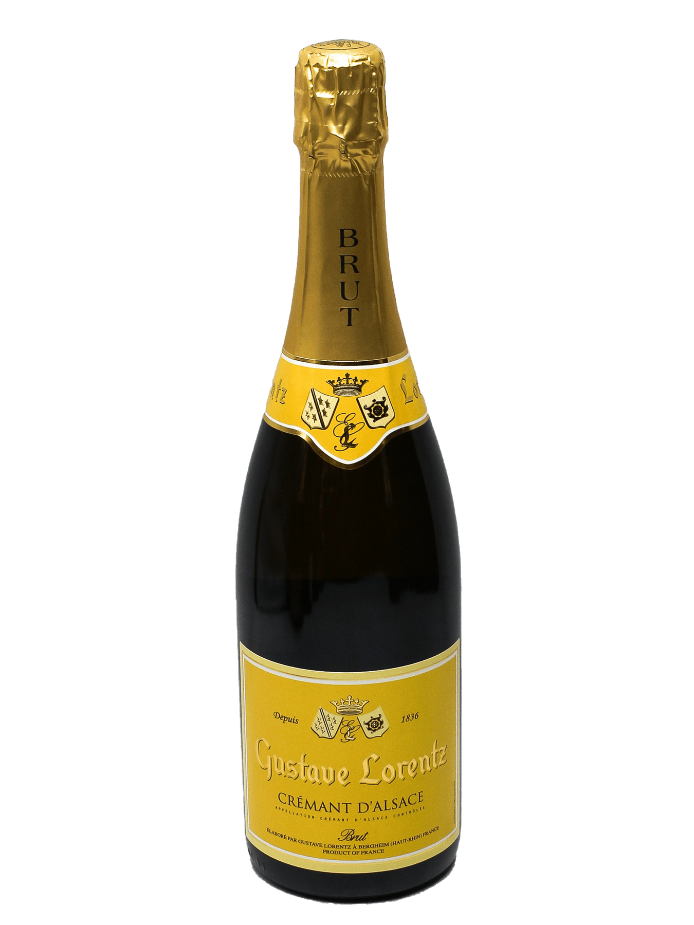 Gustave Lorentz Cremant d'Alsace Brut [SJ92][WE91][TP90][JS90] – Bottle ...