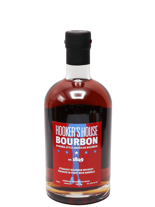 Hooker's House Straight Bourbon Whiskey 750ml-Bottle Barn