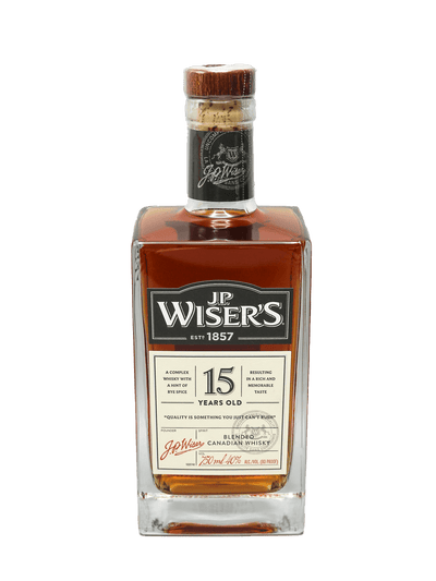 J.P Wiser's 15 Year Canadian Whisky 750ml