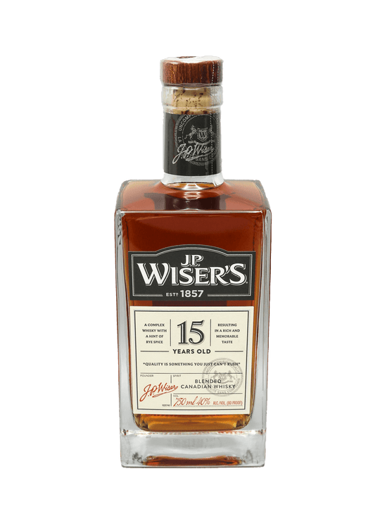 J.P Wiser's 15 Year Canadian Whisky 750ml-Bottle Barn