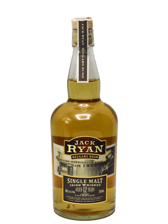 Jack Ryan 12 Year Single Malt Irish Whiskey 750ml-Bottle Barn