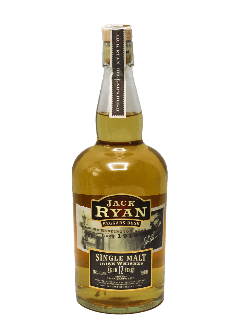 Jack Ryan 12 Year Single Malt Irish Whiskey 750ml