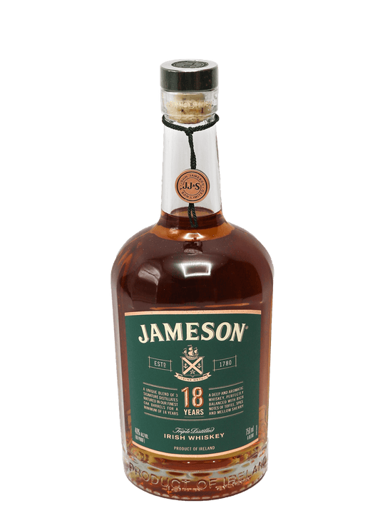Jameson 18 Year Irish Whiskey 750ml-Bottle Barn