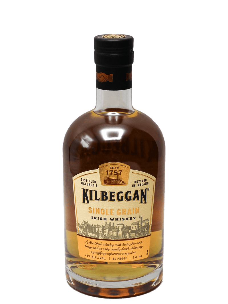 Kilbeggan Single Grain Irish Whiskey 750ml