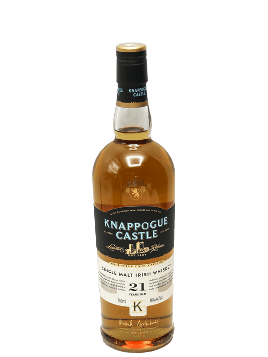Knappogue 21 Year Irish Whiskey 750ml-Bottle Barn