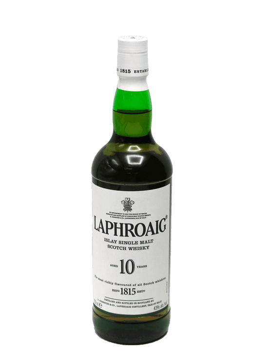 Laphroaig 10 Year Single Malt Scotch 750ml-Bottle Barn