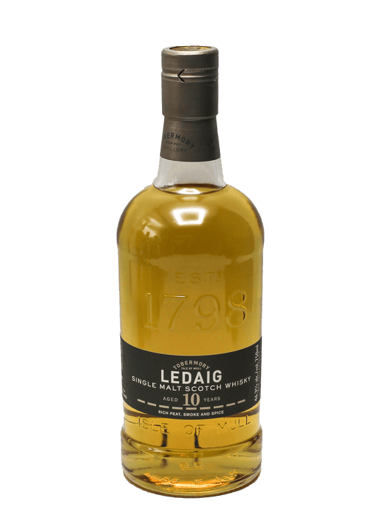 Tobermory Ledaig 10 Year Single Malt Scotch Whisky 750ml-Bottle Barn