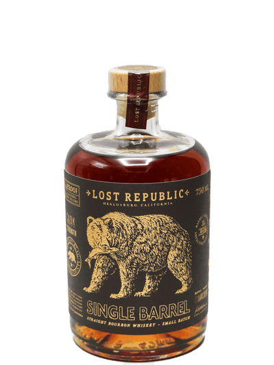 Lost Republic Single Barrel Straight Bourbon Whiskey 750ml