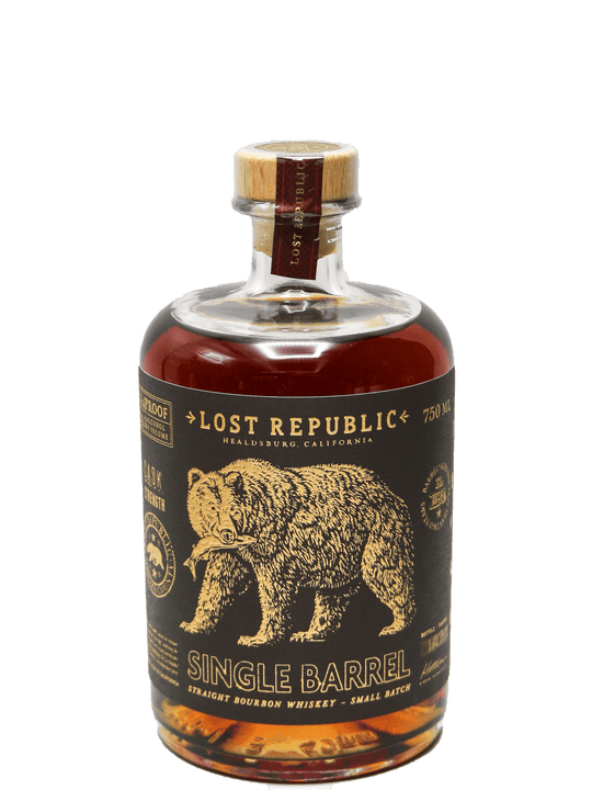 Lost Republic Single Barrel Straight Bourbon Whiskey 750ml-Bottle Barn