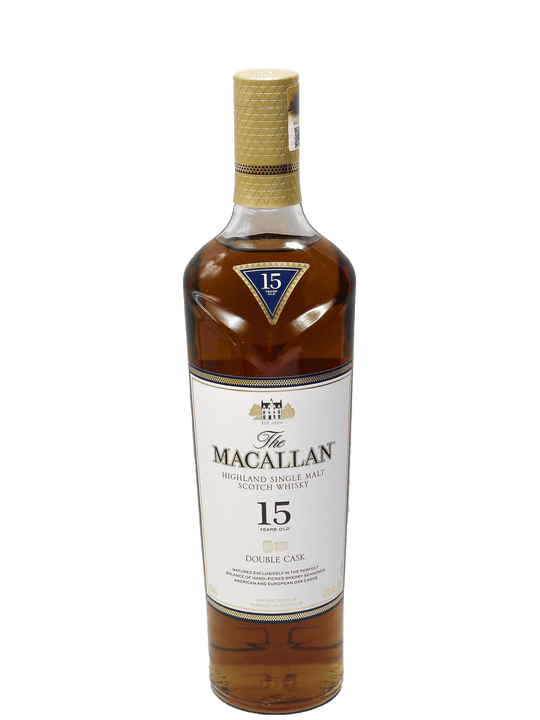 Macallan 15 Year Double Cask Single Malt Scotch 750ml-Bottle Barn