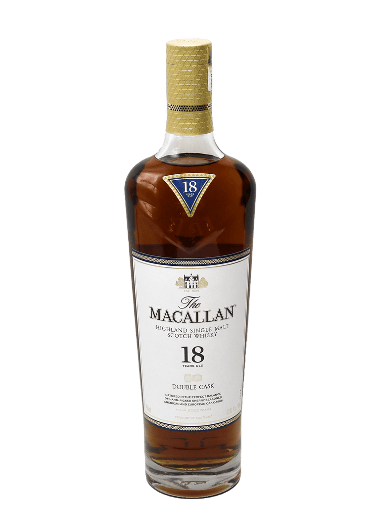 ウイスキー The Macallan 18 Double Cask 700ml The Macallan Double Cask 18 Year Old Single Malt Whisky