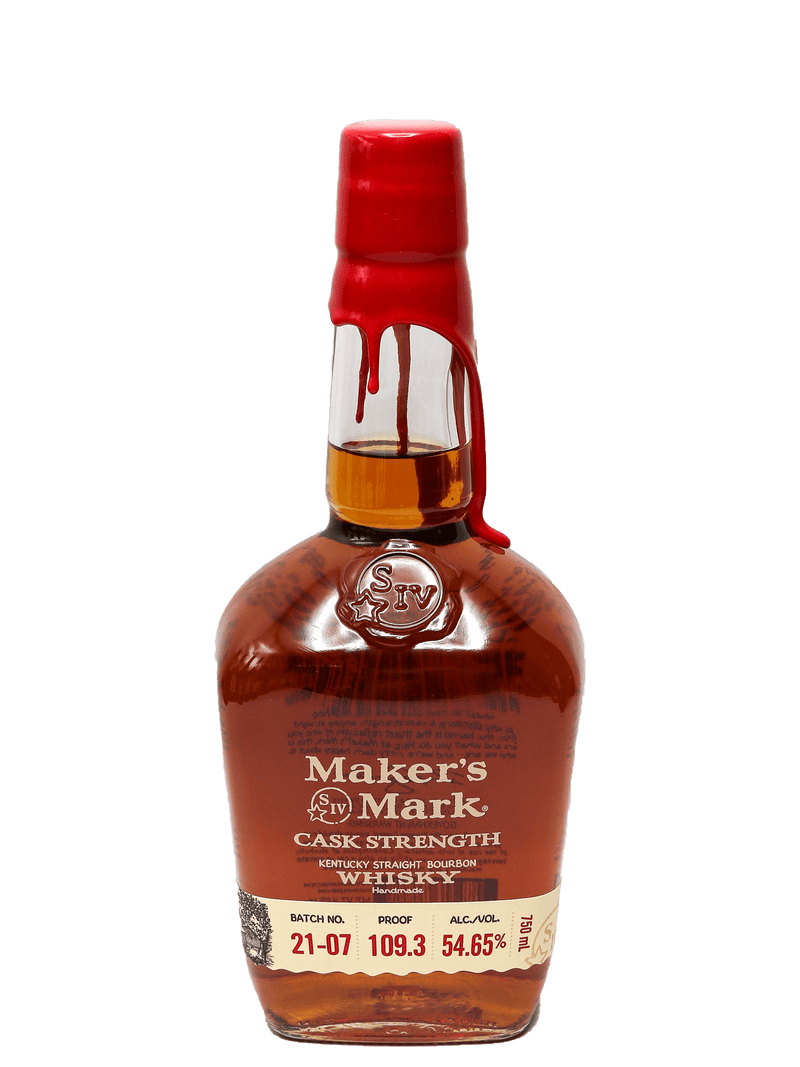 Maker's Mark Cask Strength Bourbon Whiskey 750ml Bottle Barn