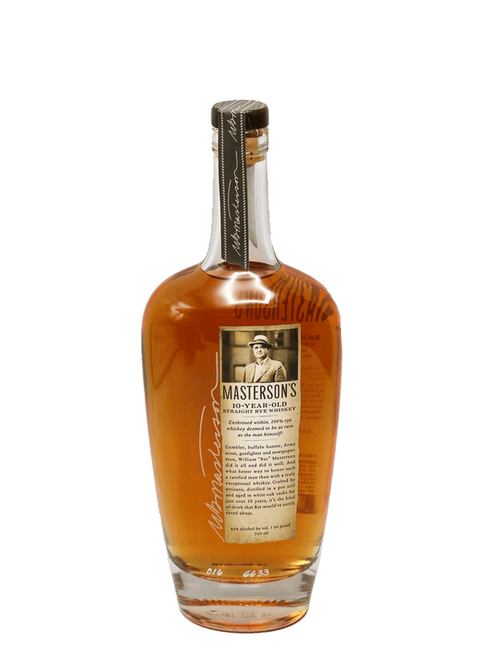 Masterson's 10 Year Canadian Rye Whisky 750ml-Bottle Barn