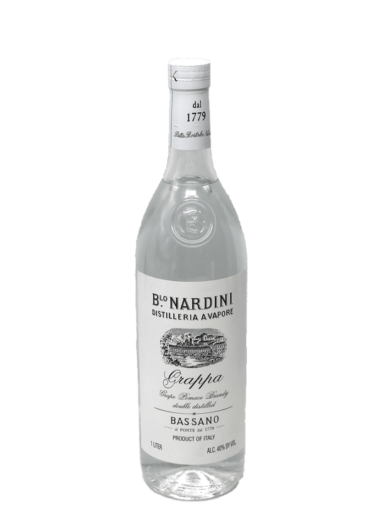 Nardini Grappa Bassano White Label 1 Liter-Bottle Barn