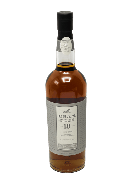 Oban 18 Years Old Single Malt Scotch Whisky 750ml-Bottle Barn