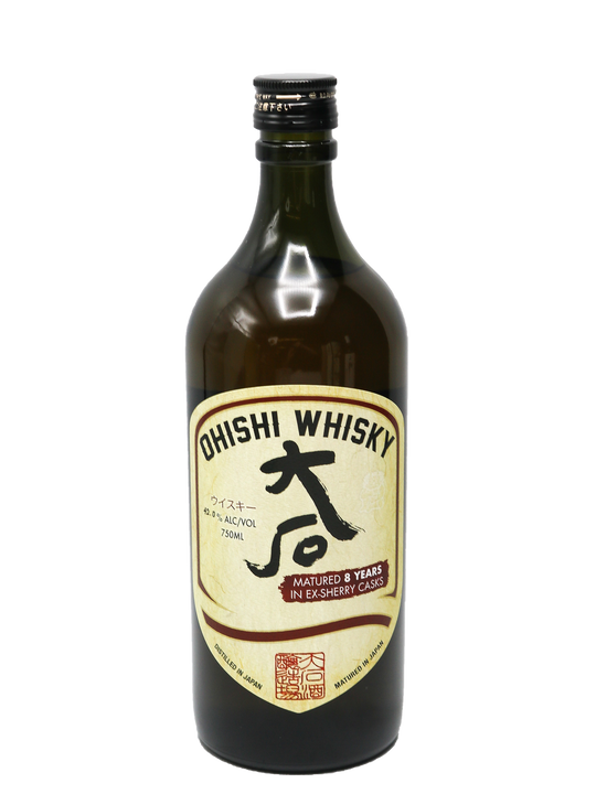 Ohishi 8 Year Sherry Cask Japanese Whisky 750ml-Bottle Barn