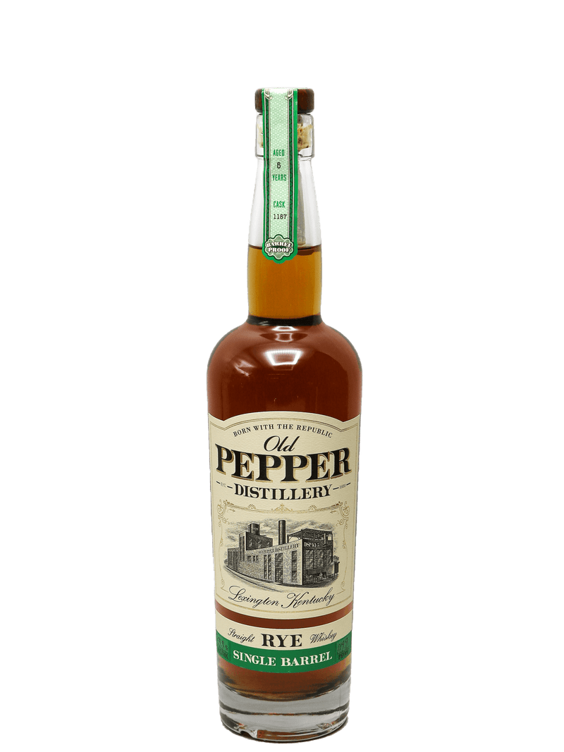 Old Pepper Single Barrel Rye Whiskey 750ml 