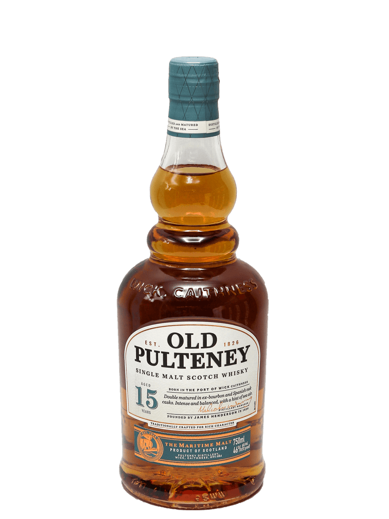 Old Pulteney 15 Year Single Malt Scotch Whisky 750ml