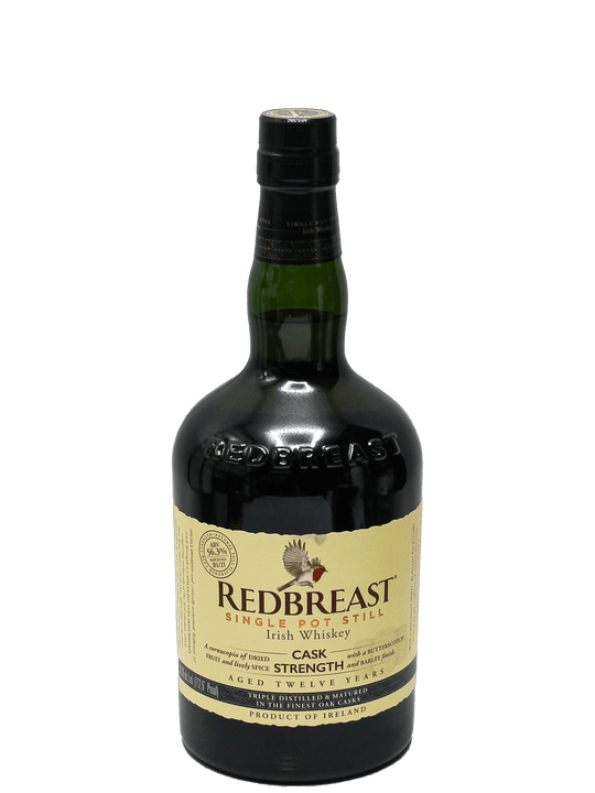 Redbreast 12 Year Cask Strength Irish Whiskey 750ml-Bottle Barn
