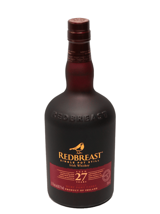 Redbreast 27 Year Ruby Port Casks Single Pot Still Irish Whiskey 750ml-Bottle Barn