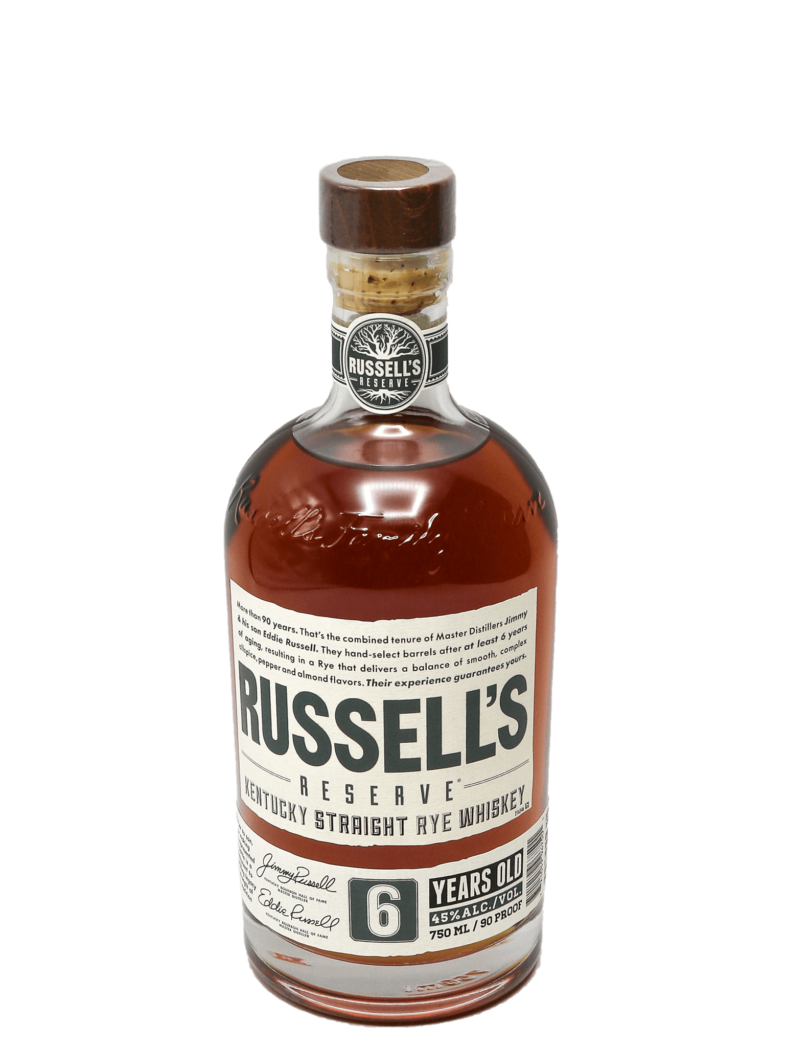 Russell's Reserve 6 Year Rye 750ml