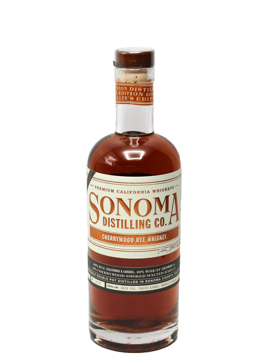 Sonoma Distilling Co. Cherrywood Rye Whiskey 750ml-Bottle Barn