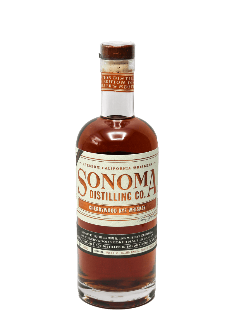 Sonoma Distilling Co. Cherrywood Rye Whiskey 750ml