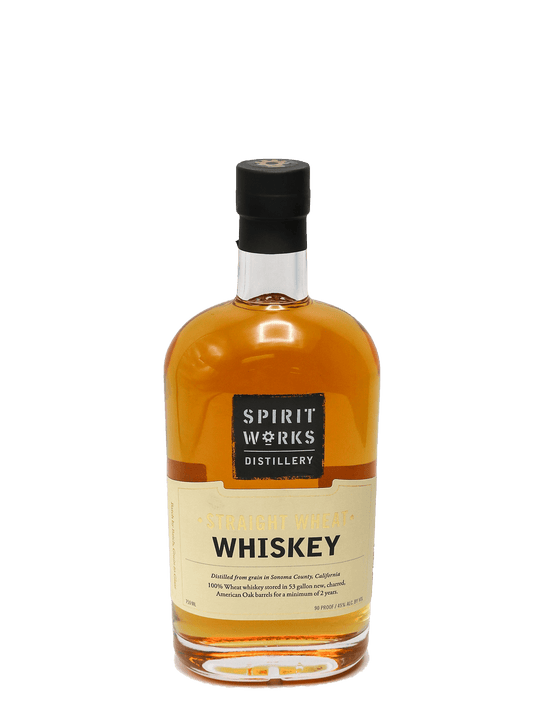 Spirit Works Straight Wheat Whiskey 750ml-Bottle Barn