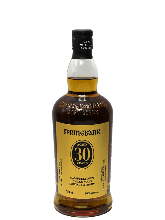 Springbank 30 Year Single Malt Scotch Whisky 700ml-Bottle Barn