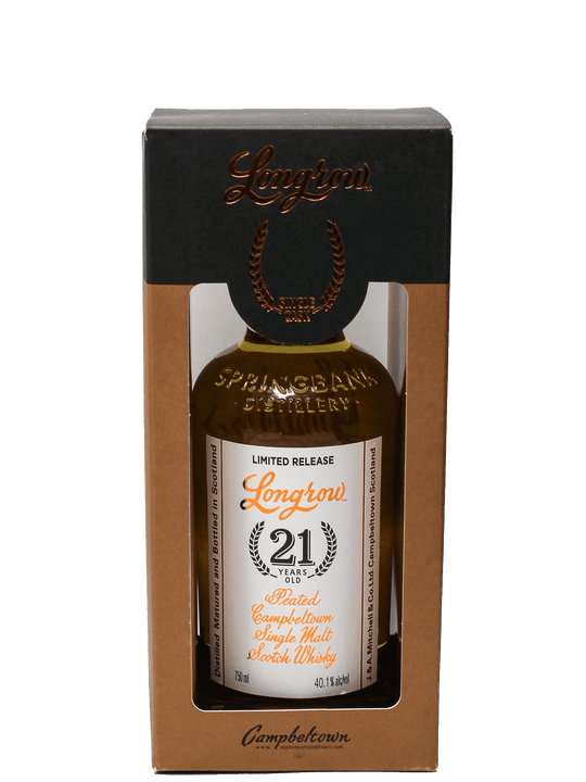 Springbank Longrow 21 Year Single Cask Peated Single Malt Scotch Whisky 700ml-Bottle Barn