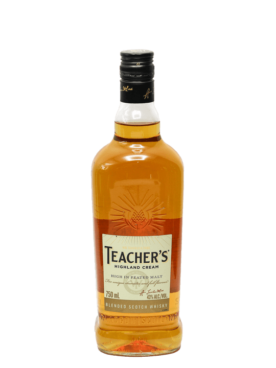 Teacher's Highland Cream Blended Scotch Whisky 750ml-Bottle Barn