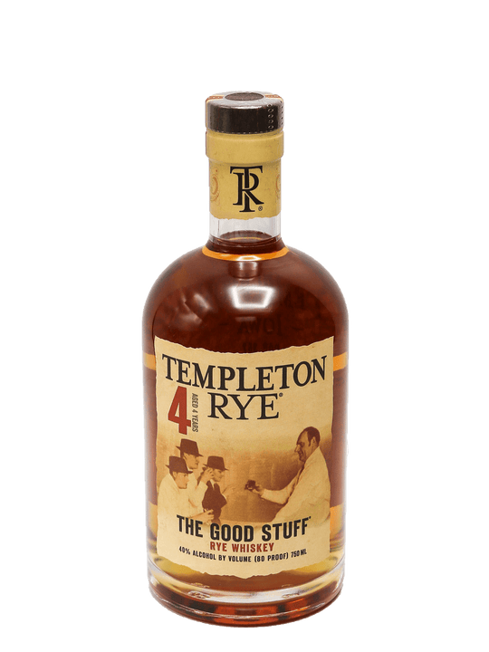 Templeton Rye Whiskey 4 Year 750ml-Bottle Barn