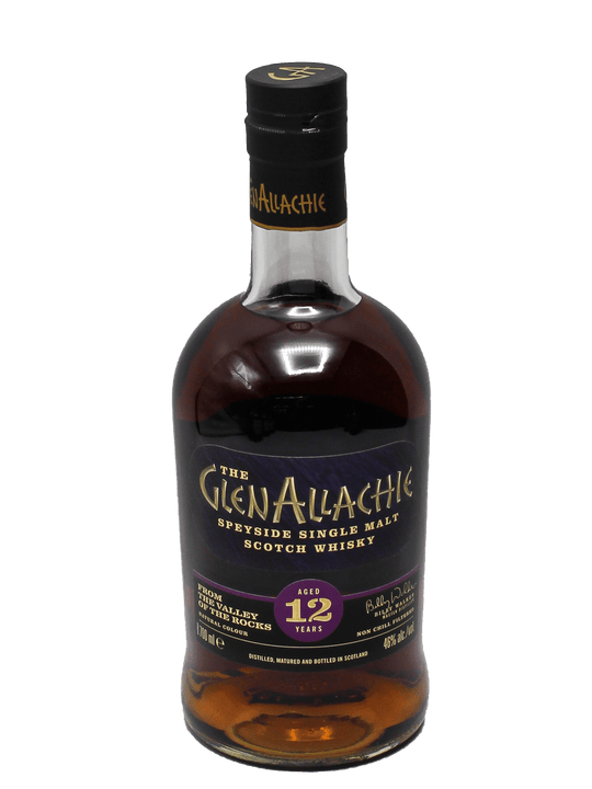 The GlenAllachie 12 Year Speyside Single Malt Scotch Whisky 700ml-Bottle Barn